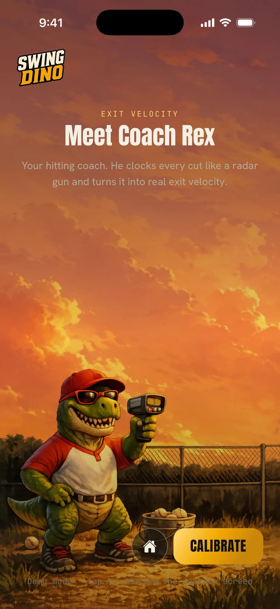 SwingDino app, Meet your coach